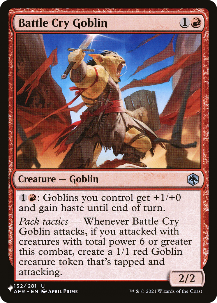 Battle Cry Goblin [The List] | Boutique FDB TCG