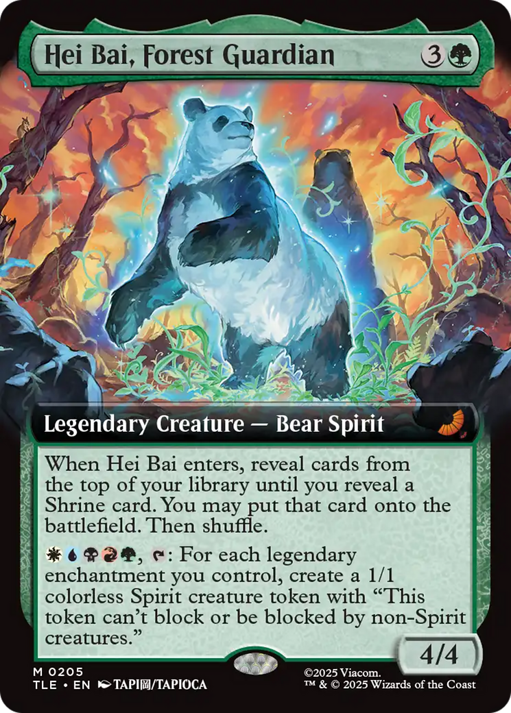 Hei Bai, Forest Guardian (Extended Art) [Avatar: The Last Airbender: Eternal-Legal] | Boutique FDB TCG