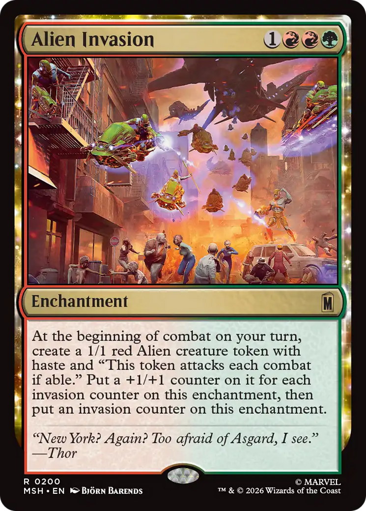 Alien Invasion [Marvel Super Heroes] | Boutique FDB TCG