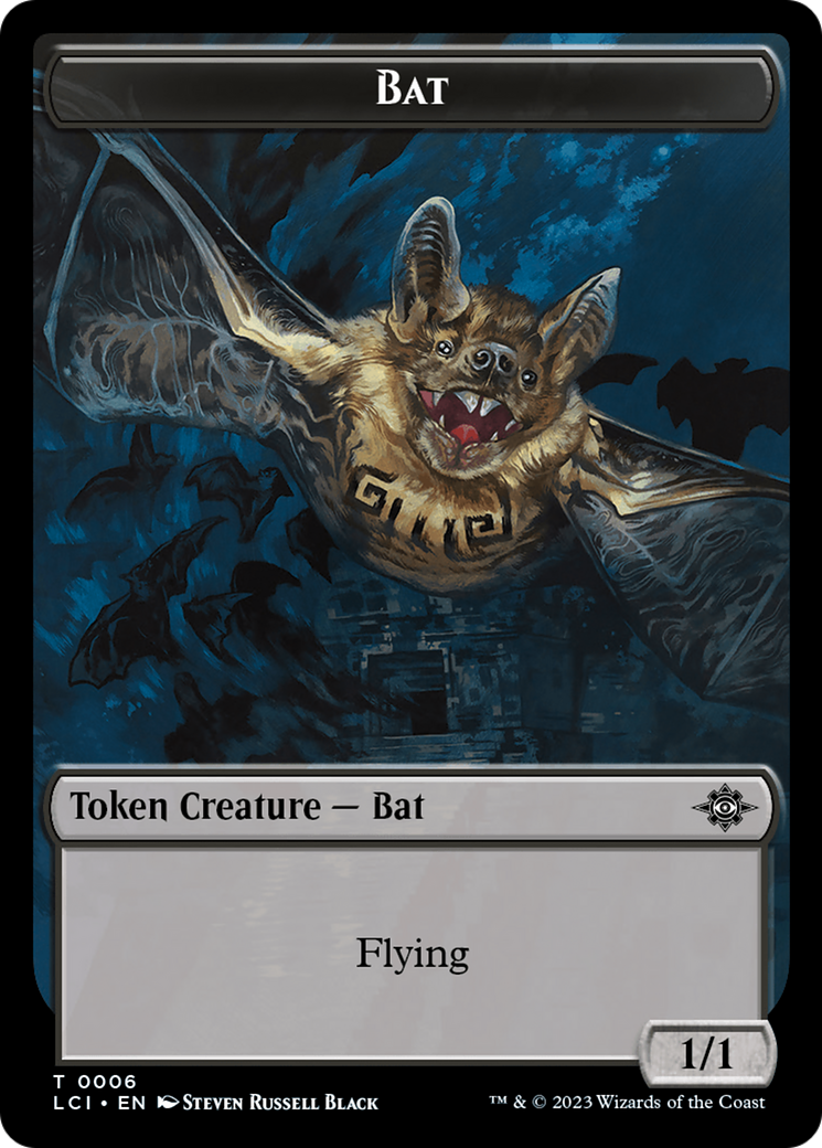 Vampire // Bat Double-Sided Token [The Lost Caverns of Ixalan Tokens] | Boutique FDB TCG