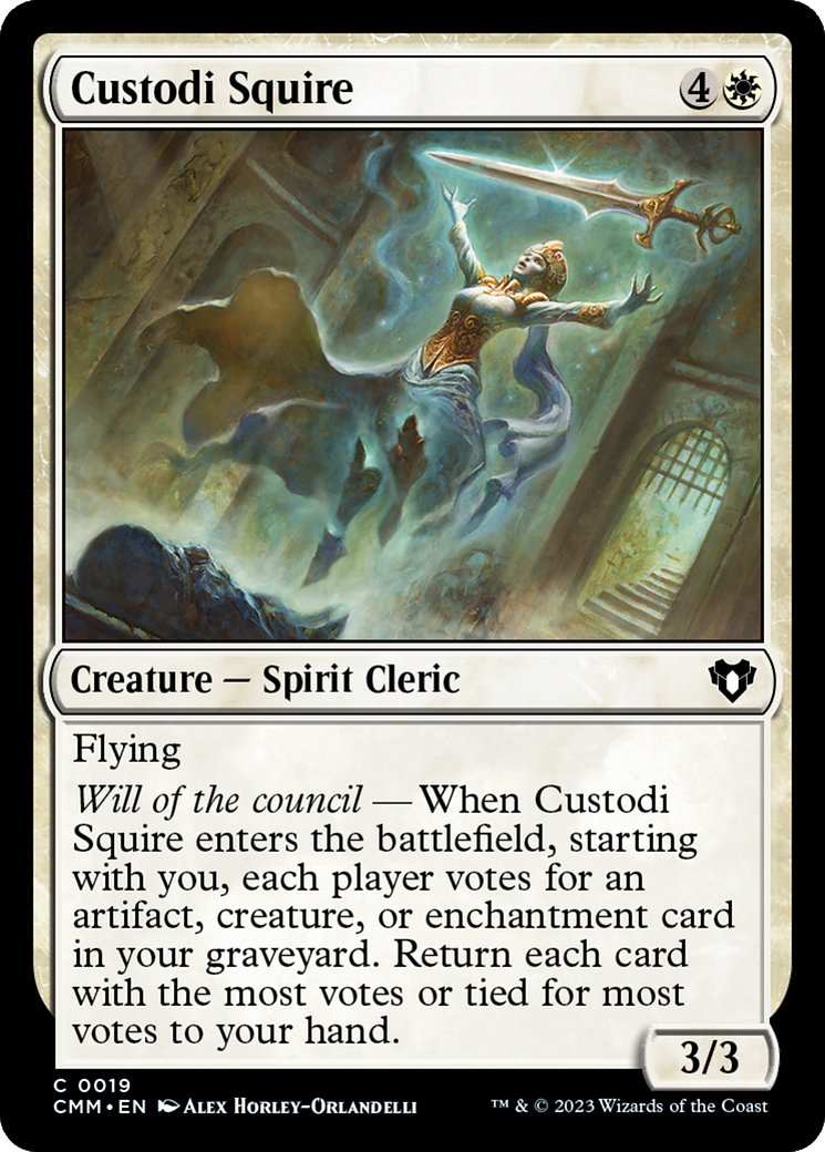 Custodi Squire [Commander Masters] | Boutique FDB TCG