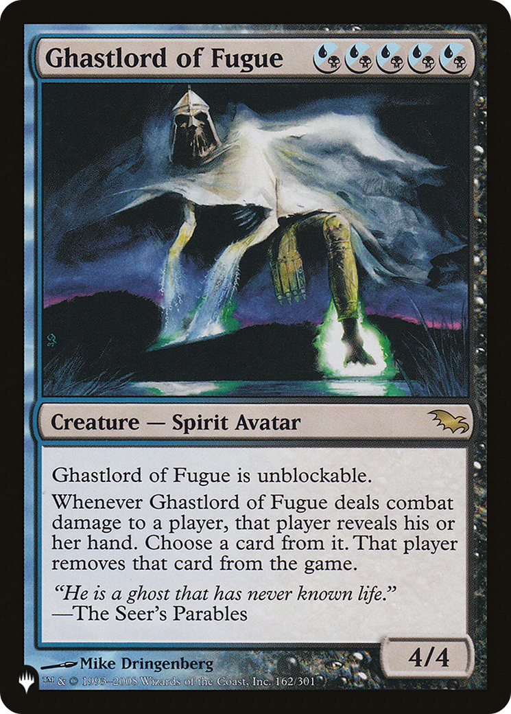 Ghastlord of Fugue [The List] | Boutique FDB TCG