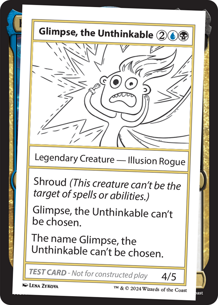 Glimpse, the Unthinkable [Mystery Booster 2 Playtest Cards] | Boutique FDB TCG