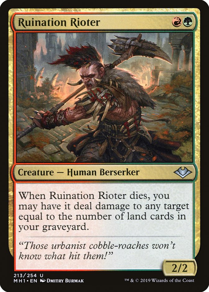 Ruination Rioter [Modern Horizons] | Boutique FDB TCG