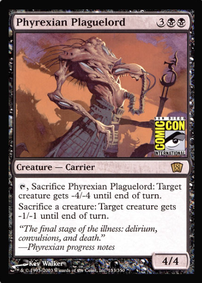 Phyrexian Plaguelord (San Diego Comic Con Oversized) [Oversize Cards] | Boutique FDB TCG