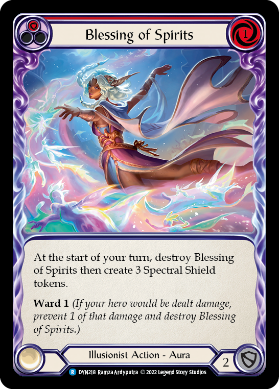 Blessing of Spirits (Red) [DYN218] (Dynasty) | Boutique FDB TCG