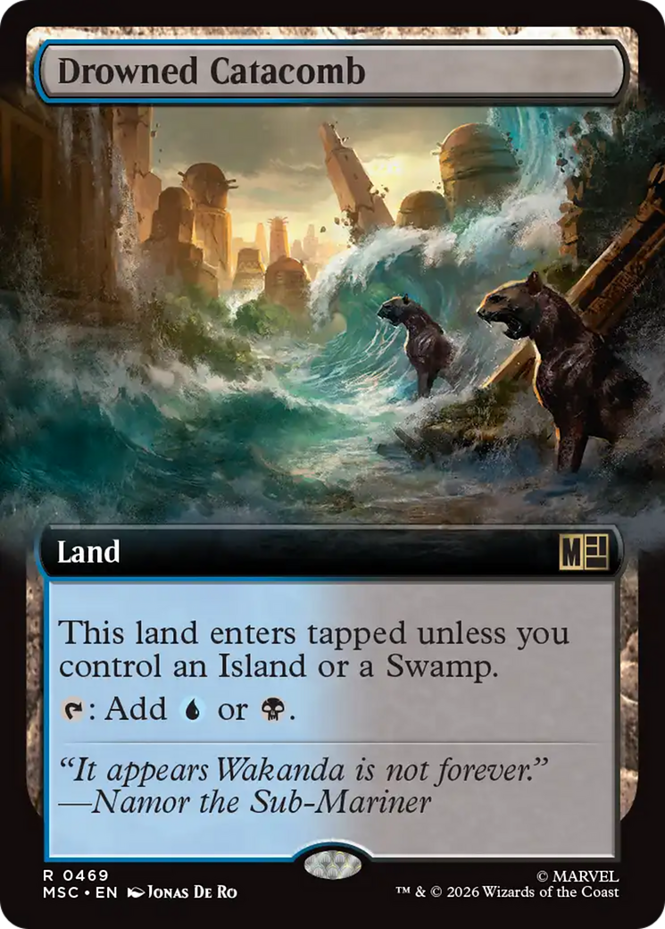Drowned Catacomb (Extended Art) [Marvel Super Heroes Commander] | Boutique FDB TCG