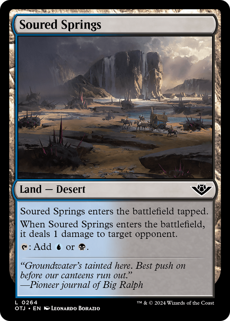 Soured Springs [Outlaws of Thunder Junction] | Boutique FDB TCG