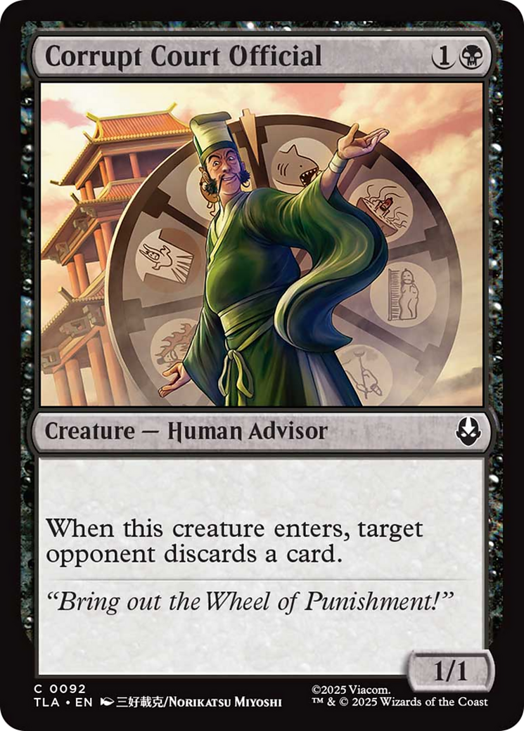 Corrupt Court Official [Avatar: The Last Airbender] | Boutique FDB TCG