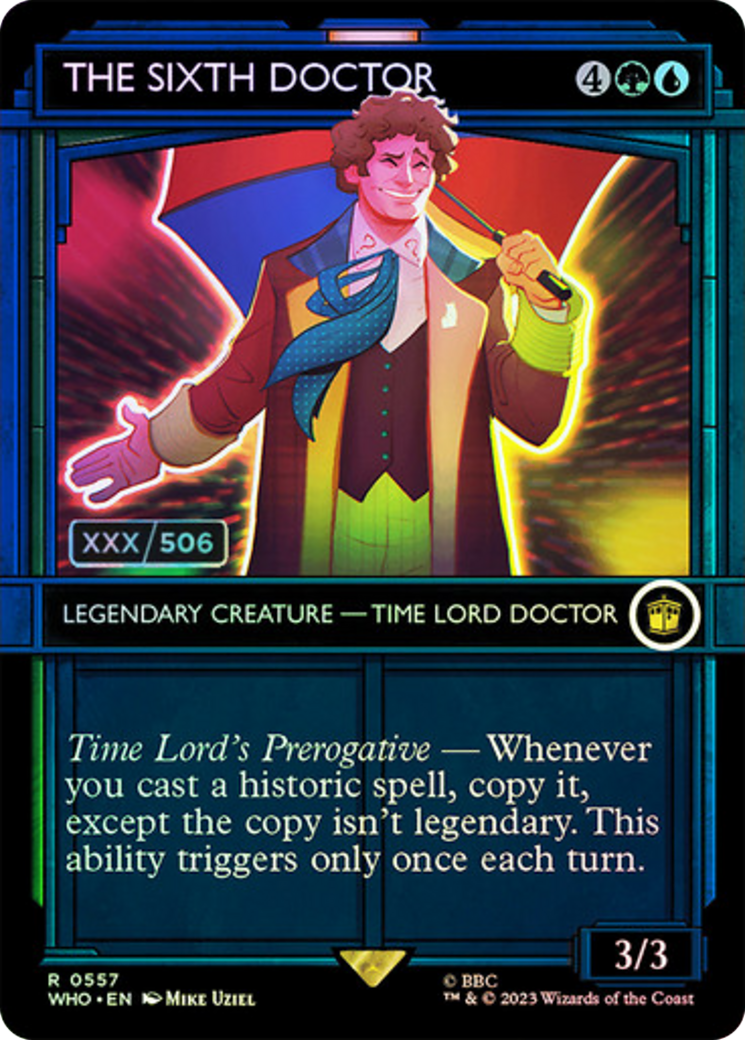 The Sixth Doctor (Serial Numbered) [Doctor Who] | Boutique FDB TCG