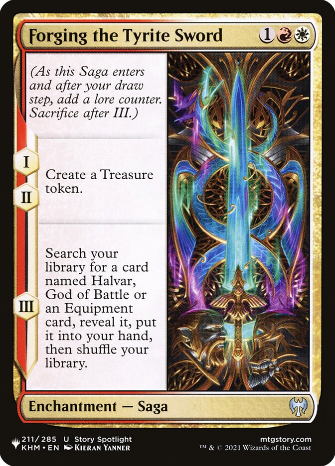 Forging the Tyrite Sword [The List] | Boutique FDB TCG