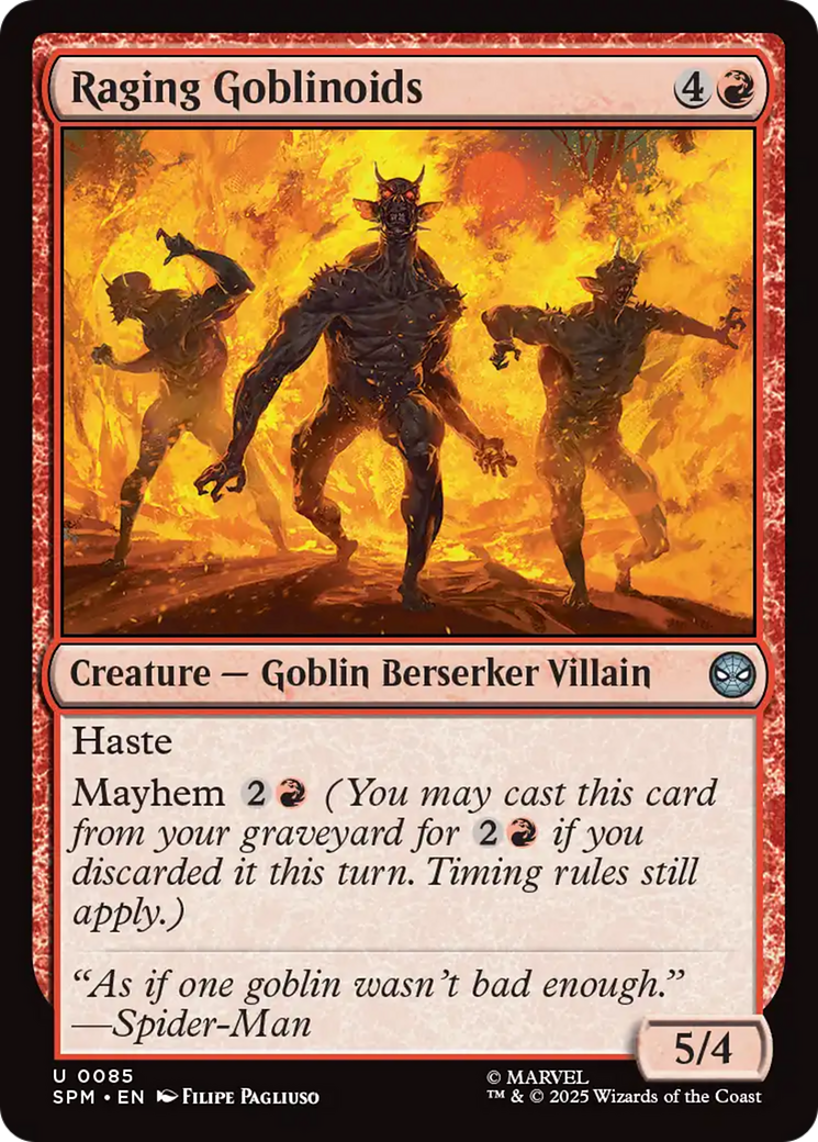 Raging Goblinoids [Marvel's Spider-Man] | Boutique FDB TCG