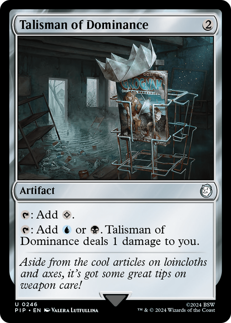 Talisman of Dominance [Fallout] | Boutique FDB TCG