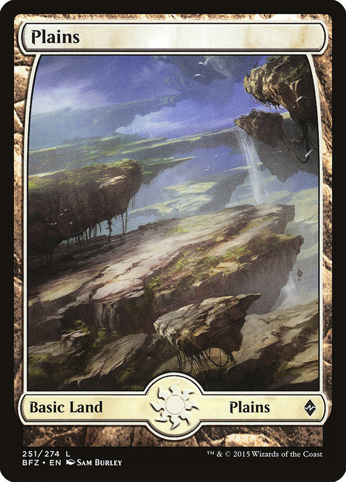 Plains (251) (Full Art) [Battle for Zendikar] | Boutique FDB TCG