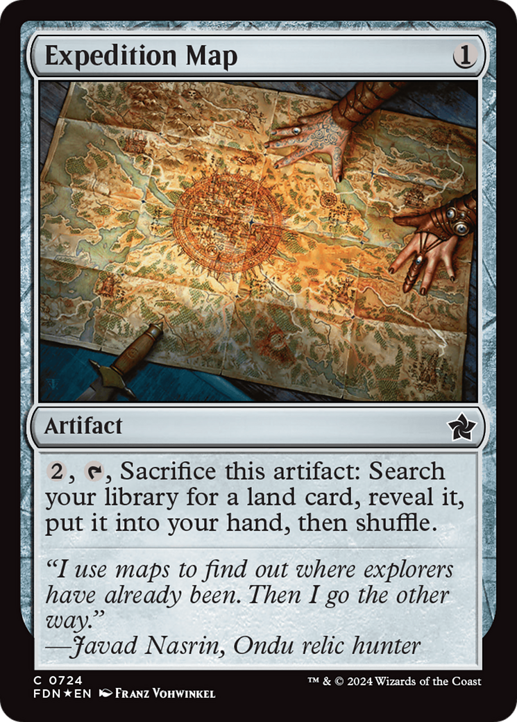 Expedition Map [Foundations] | Boutique FDB TCG