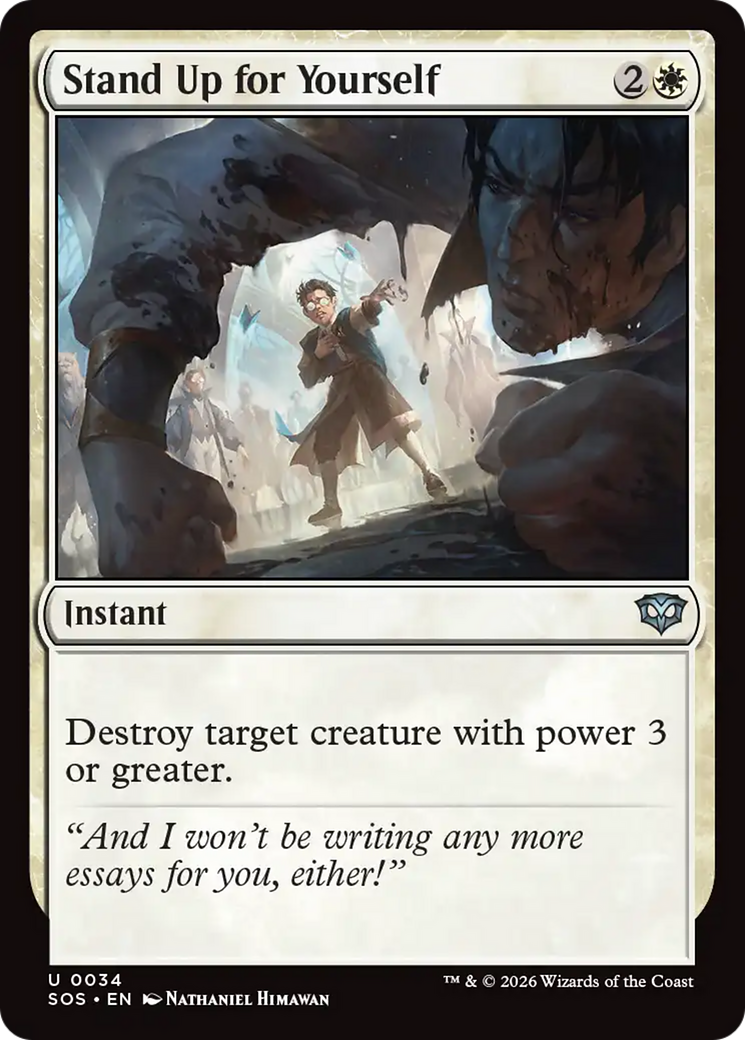 Stand Up for Yourself [Secrets of Strixhaven] | Boutique FDB TCG