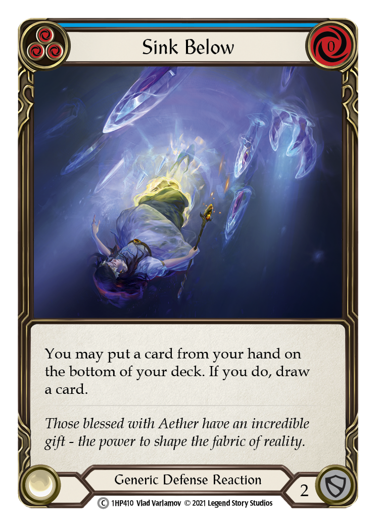 Sink Below (Blue) [1HP410] (History Pack 1) | Boutique FDB TCG