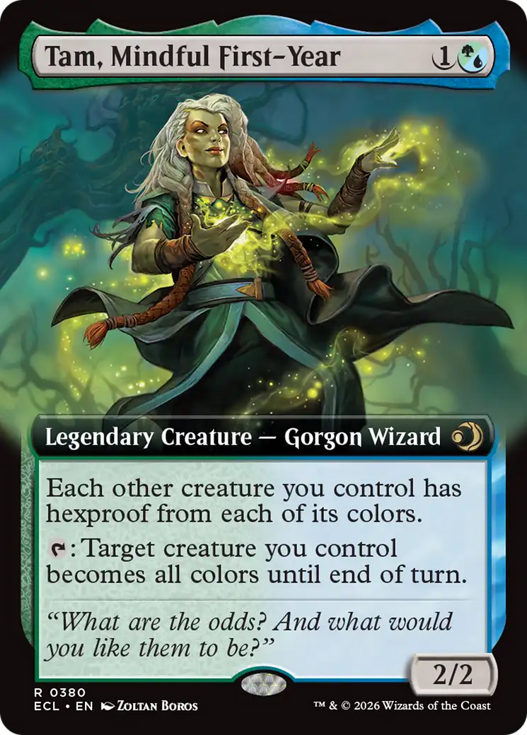 Tam, Mindful First-Year (Extended Art) [Lorwyn Eclipsed] | Boutique FDB TCG