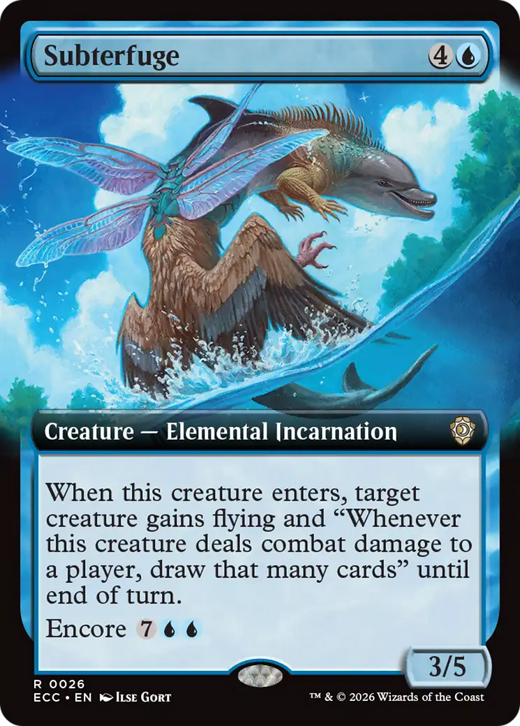 Subterfuge (Extended Art) [Lorwyn Eclipsed Commander] | Boutique FDB TCG