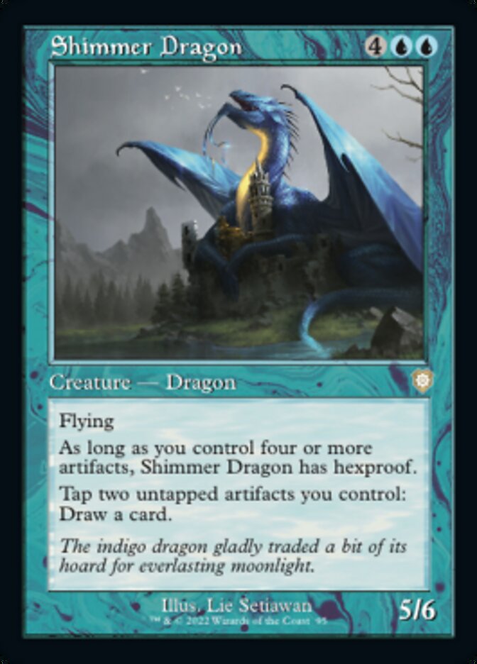 Shimmer Dragon (Retro) [The Brothers' War Commander] | Boutique FDB TCG