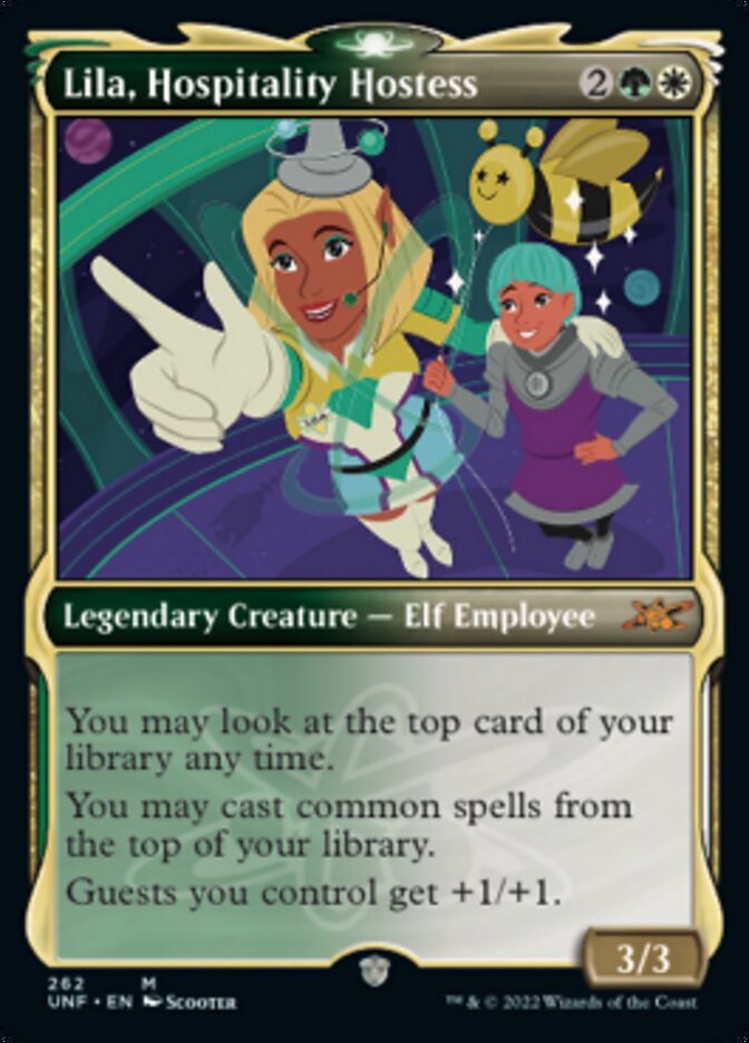 Lila, Hospitality Hostess (Showcase) [Unfinity] | Boutique FDB TCG