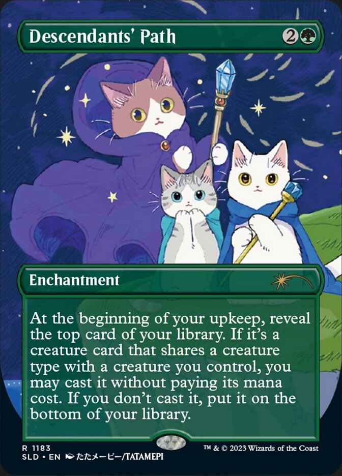 Descendants' Path (Borderless) [Secret Lair Drop Series] | Boutique FDB TCG