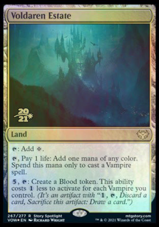 Voldaren Estate [Innistrad: Crimson Vow Prerelease Promos] | Boutique FDB TCG