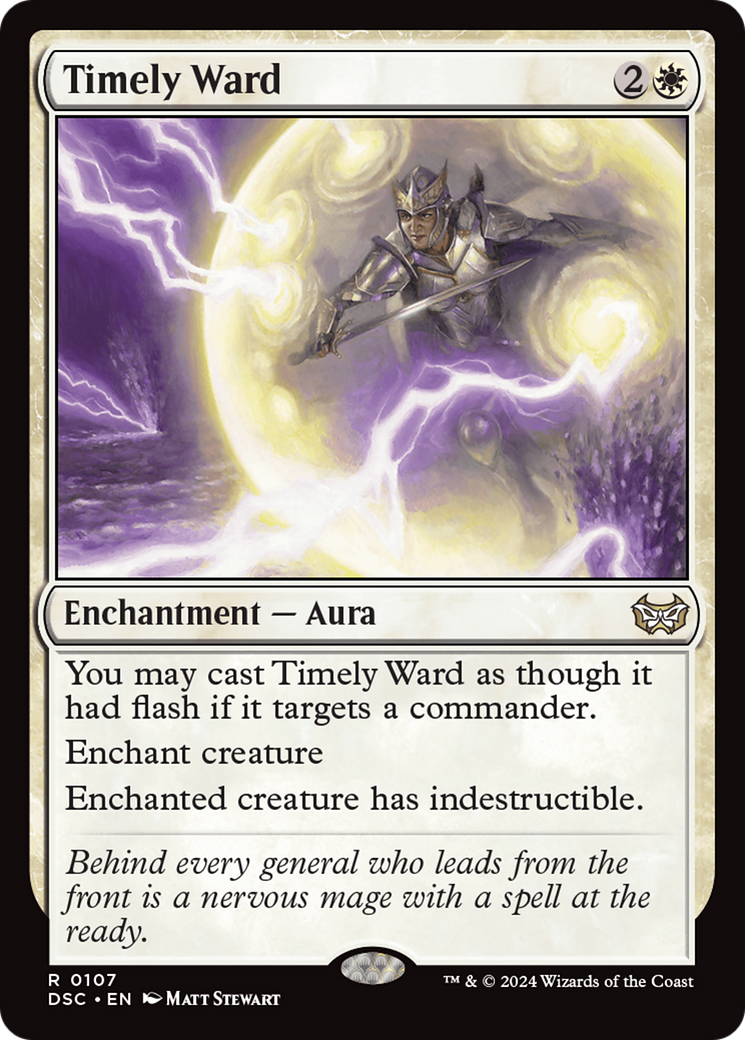 Timely Ward [Duskmourn: House of Horror Commander] | Boutique FDB TCG