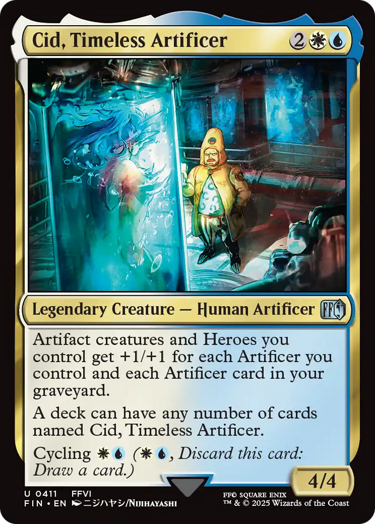 Cid, Timeless Artificer (0411) [FINAL FANTASY] | Boutique FDB TCG