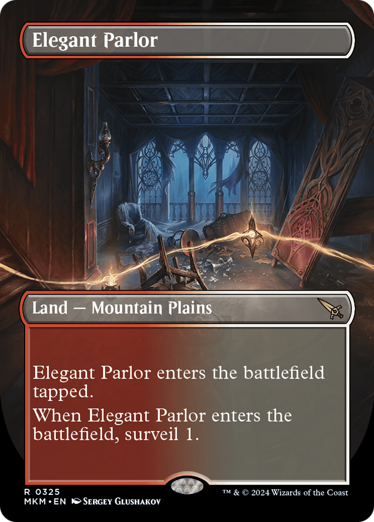 Elegant Parlor (Borderless) [Murders at Karlov Manor] | Boutique FDB TCG