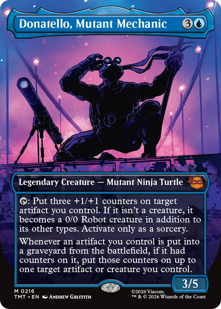 Donatello, Mutant Mechanic (Borderless) [Teenage Mutant Ninja Turtles] | Boutique FDB TCG