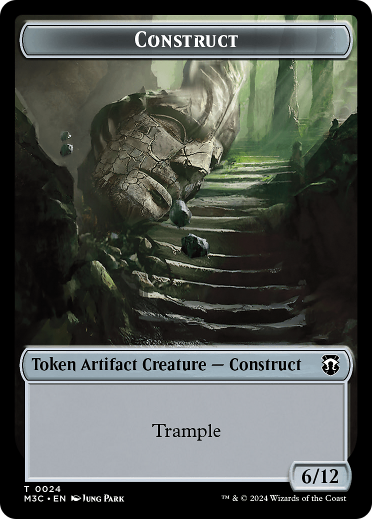 Construct // Myr Double-Sided Token [Modern Horizons 3 Commander Tokens] | Boutique FDB TCG