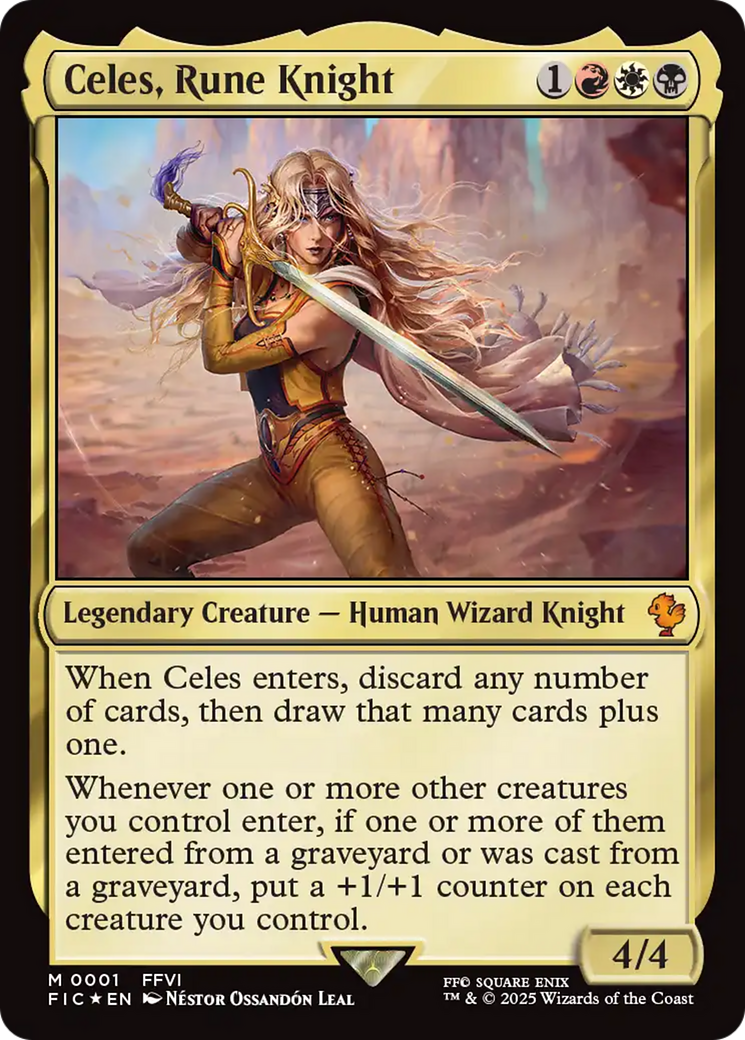 Celes, Rune Knight (0001) [FINAL FANTASY Commander] | Boutique FDB TCG