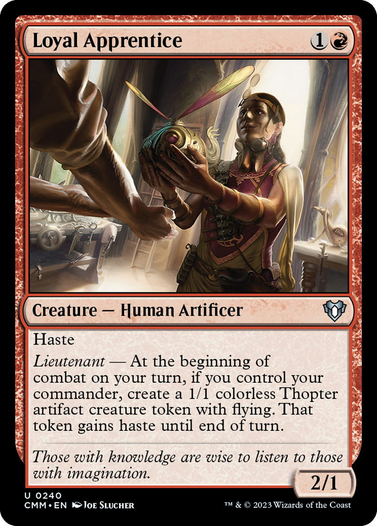 Loyal Apprentice [Commander Masters] | Boutique FDB TCG