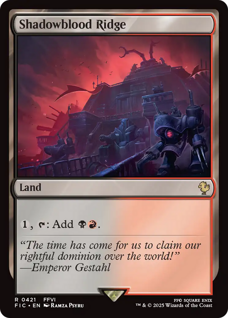Shadowblood Ridge [FINAL FANTASY Commander] | Boutique FDB TCG