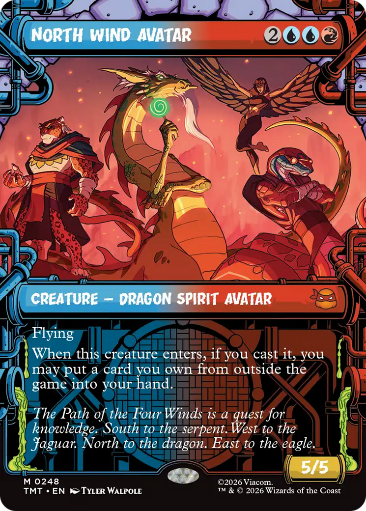 North Wind Avatar (Showcase) [Teenage Mutant Ninja Turtles] | Boutique FDB TCG