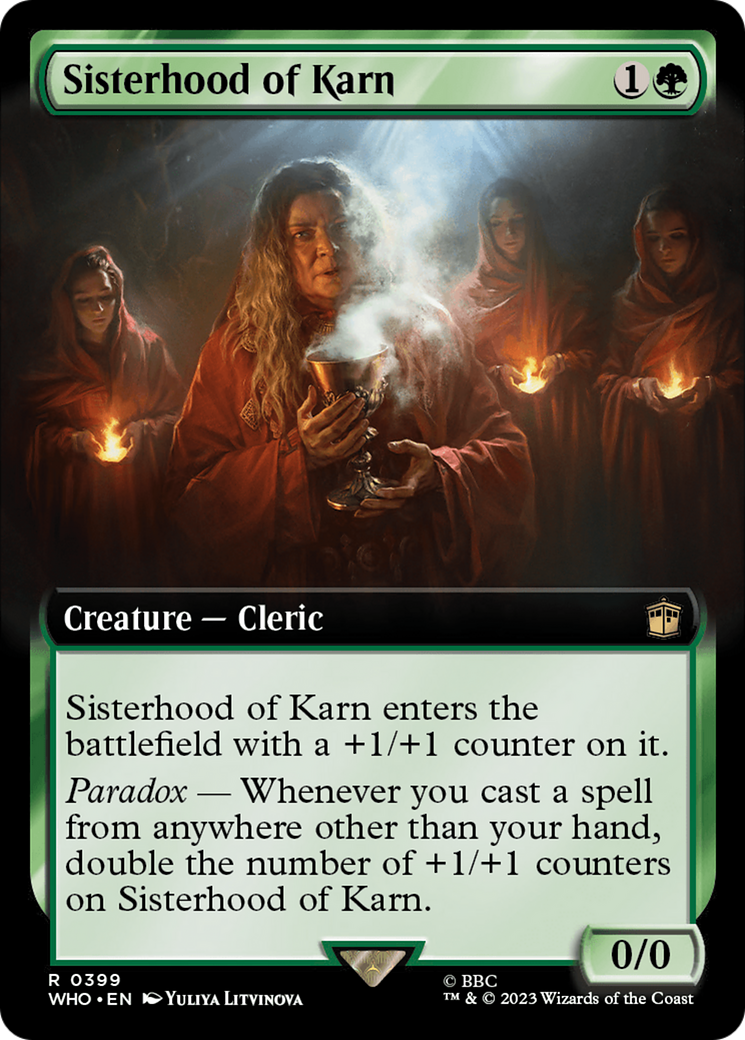 Sisterhood of Karn (Extended Art) [Doctor Who] | Boutique FDB TCG