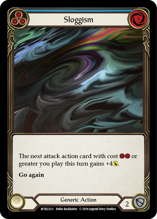 Sloggism (Blue) [WTR223-C] (Welcome to Rathe)  Alpha Print Normal | Boutique FDB TCG