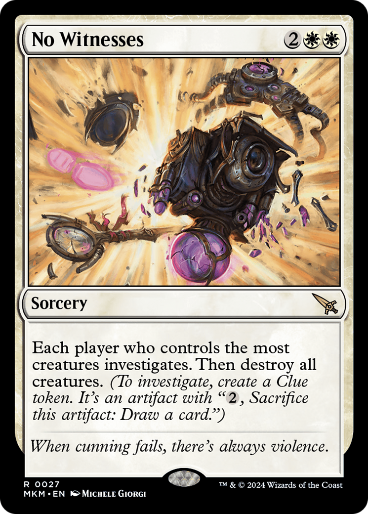 No Witnesses [Murders at Karlov Manor] | Boutique FDB TCG