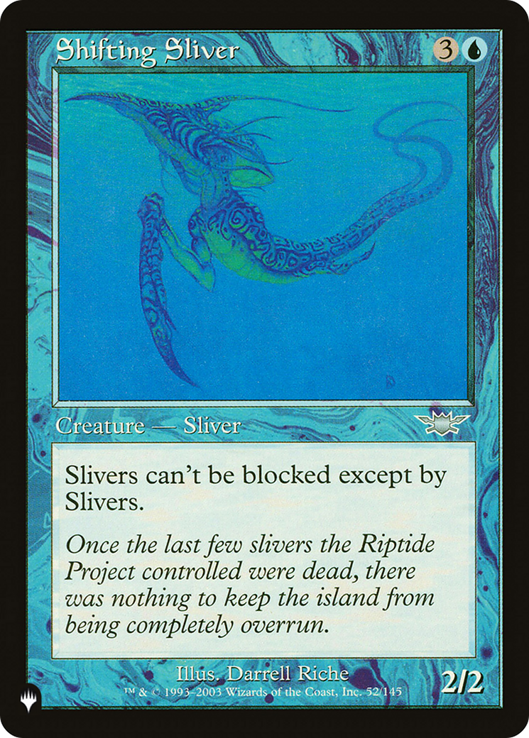 Shifting Sliver [The List Reprints] | Boutique FDB TCG