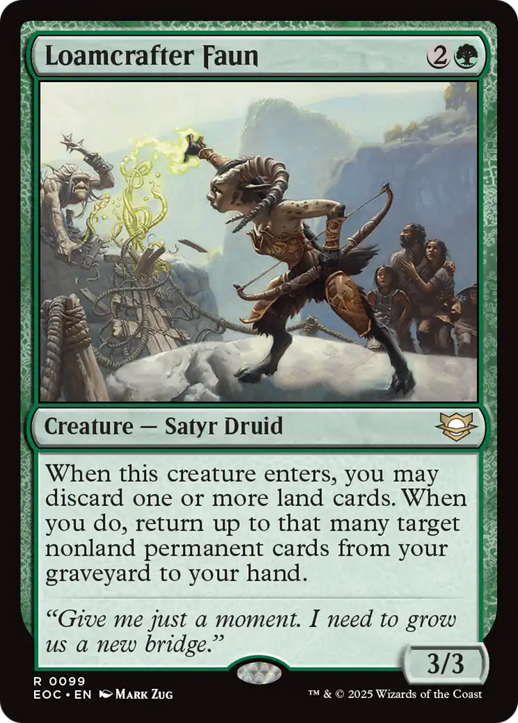 Loamcrafter Faun [Edge of Eternities Commander] | Boutique FDB TCG