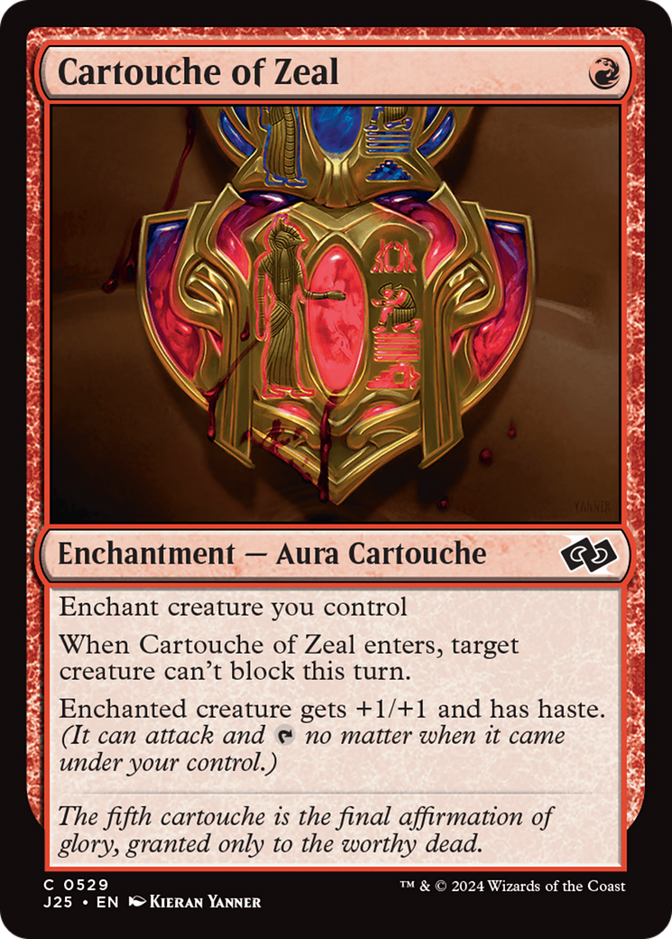 Cartouche of Zeal [Foundations Jumpstart] | Boutique FDB TCG