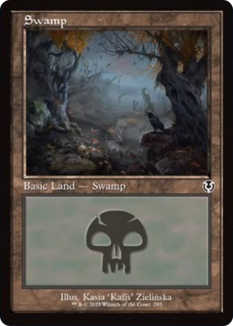Swamp (293) (Retro Frame) [Innistrad Remastered] | Boutique FDB TCG