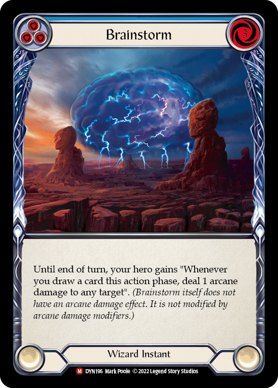 Brainstorm [DYN196] (Dynasty)  Rainbow Foil | Boutique FDB TCG