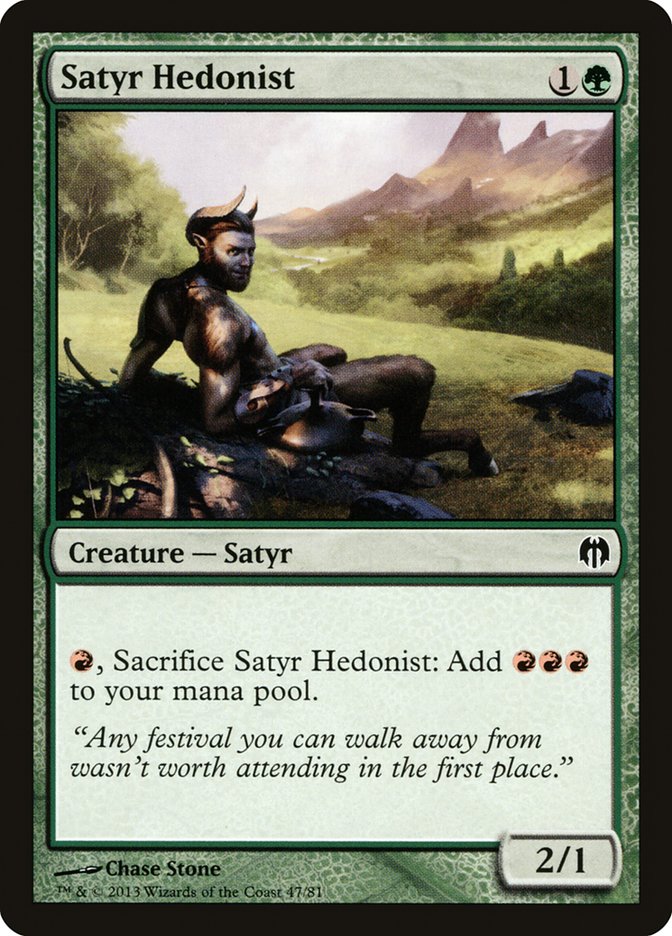 Satyr Hedonist [Duel Decks: Heroes vs. Monsters] | Boutique FDB TCG