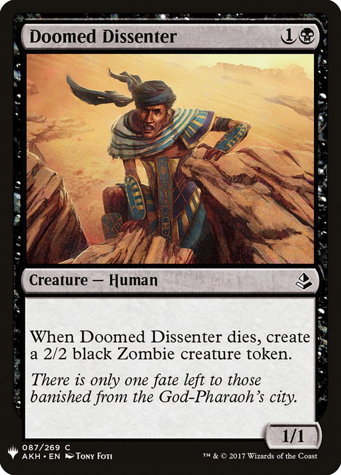 Doomed Dissenter [Mystery Booster] | Boutique FDB TCG