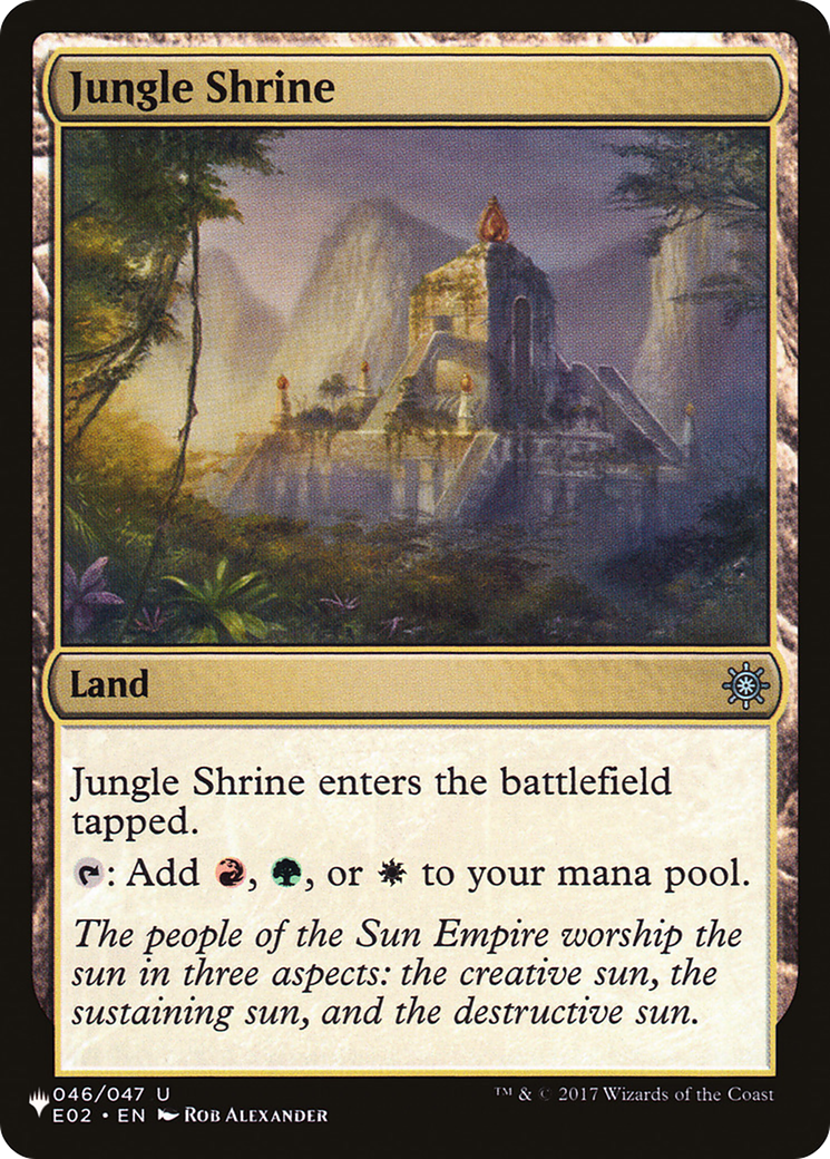 Jungle Shrine (E02) [The List] | Boutique FDB TCG