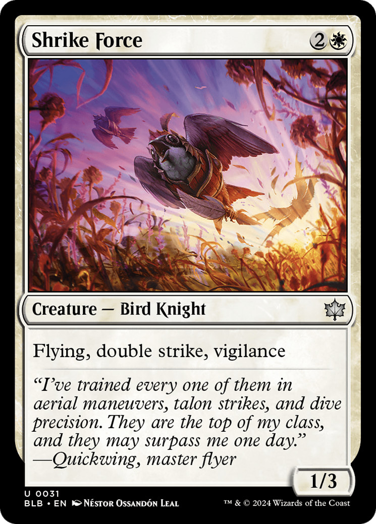 Shrike Force [Bloomburrow] | Boutique FDB TCG