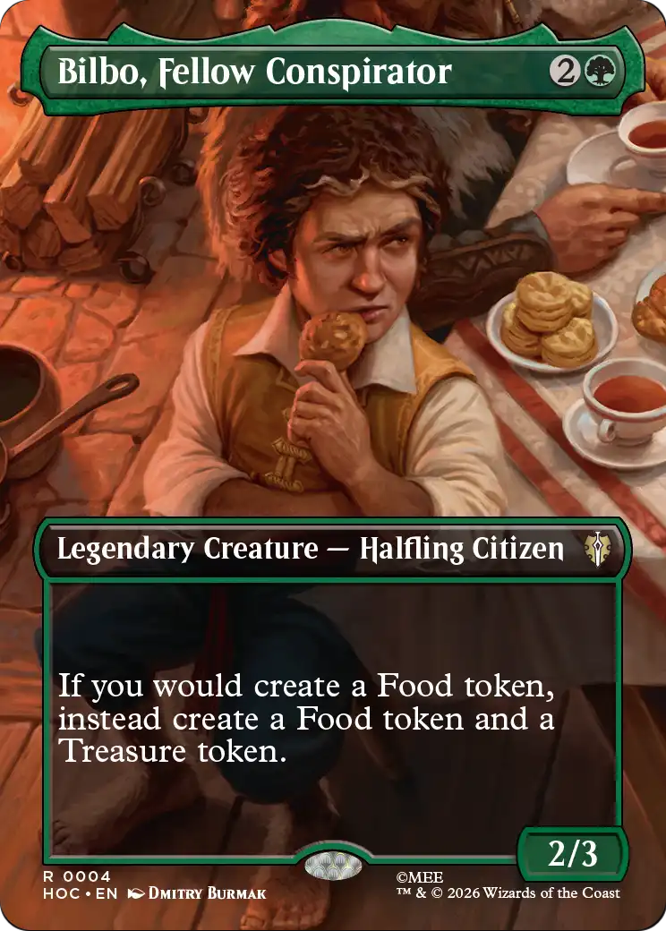 Bilbo, Fellow Conspirator (Borderless) [The Hobbit: Eternal-Legal] | Boutique FDB TCG