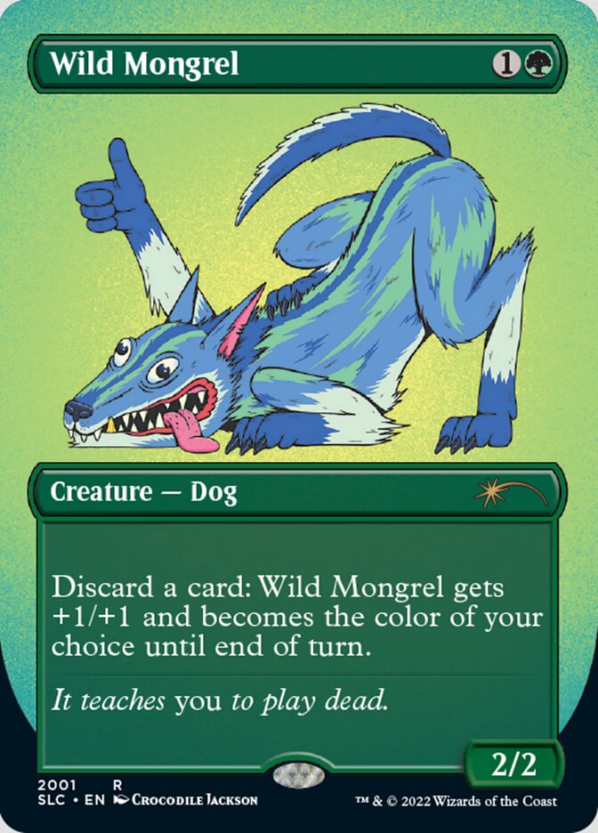 Wild Mongrel (Borderless) [Secret Lair Countdown Kit] | Boutique FDB TCG